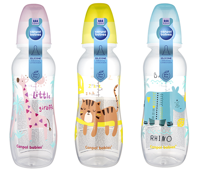 Canpol Babies Bočica za bebe, 330 ml, bez bpa, bela