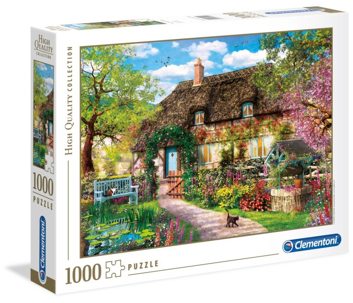 Clementoni Igračka puzle 1000 kom., Old cottage garden