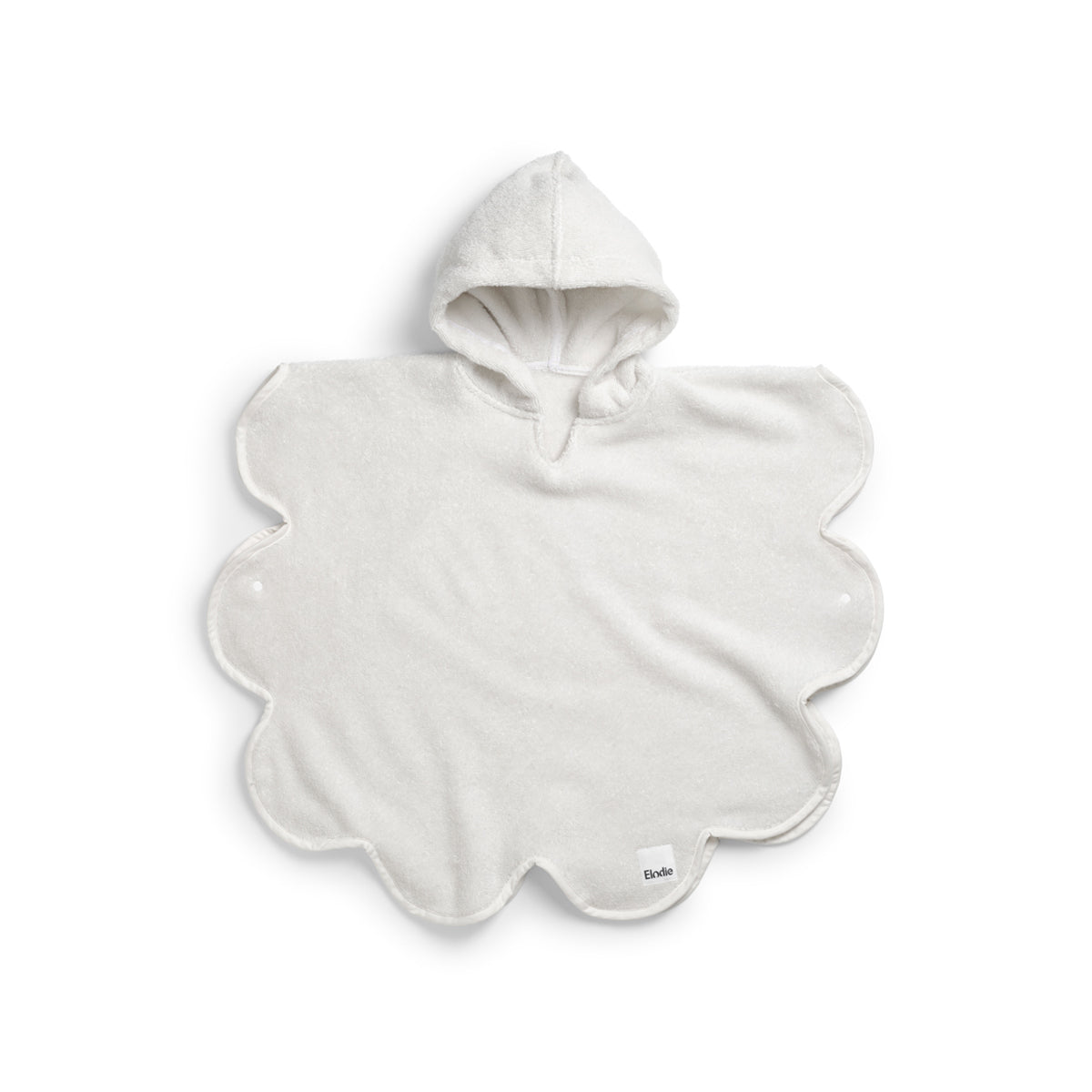 ELODIE DETAILS Pončo Vanilla White, Beli