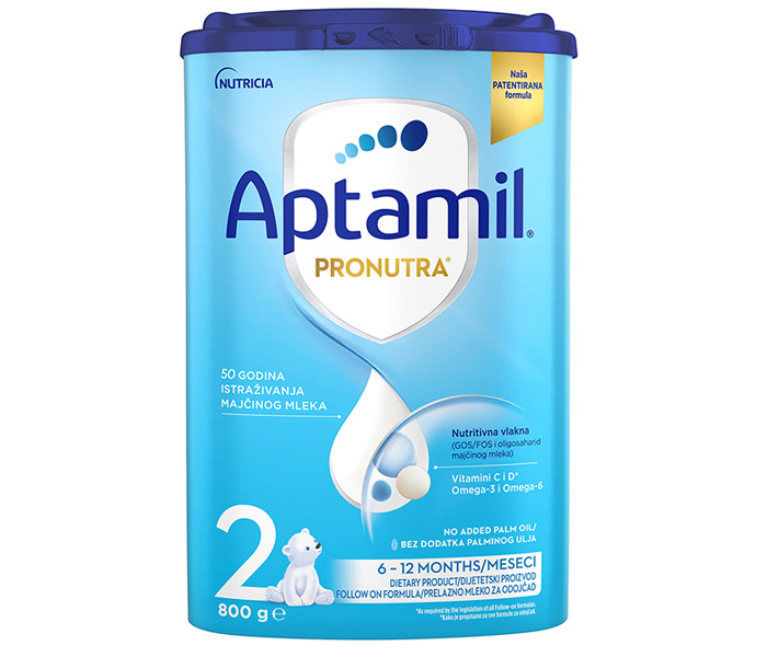 PRONUTRA 2 prelazna mlečna formula za odojčad, od 6 do 12 meseci, 800 g