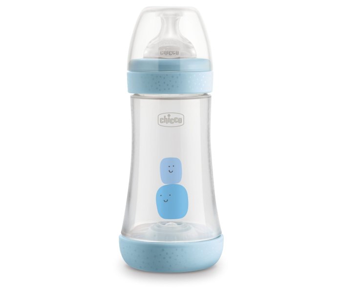 CHICCO Plastična flaša perfect5 240ml plava 0m+ silikon