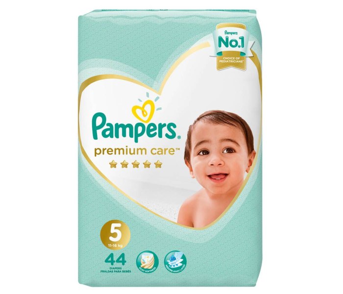 Pampers Premium Care 5 VP pelene, veličina 5 (11-16kg), 44 komada