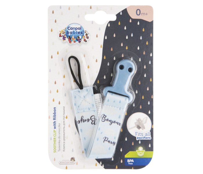 Canpol Babies lančić za lažu Bonjour Paris Blue - 51/026_blu