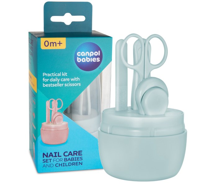 CANPOL BABIES Baby set za negu noktiju plavi
