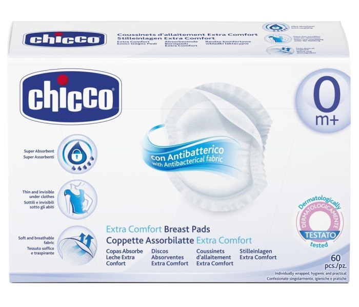 Chicco tupferi za grudi 60 komada