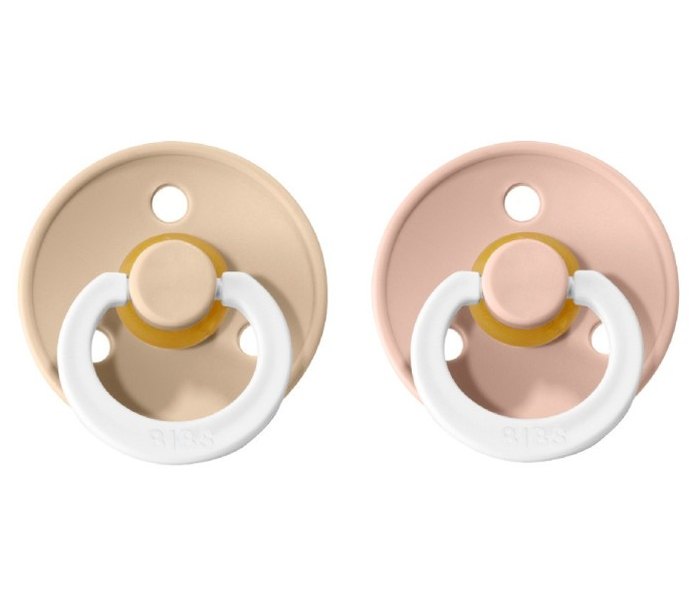 BIBS Cucle, Svtleće, 0-6m, 2 komada, Blush night & Vanilla night