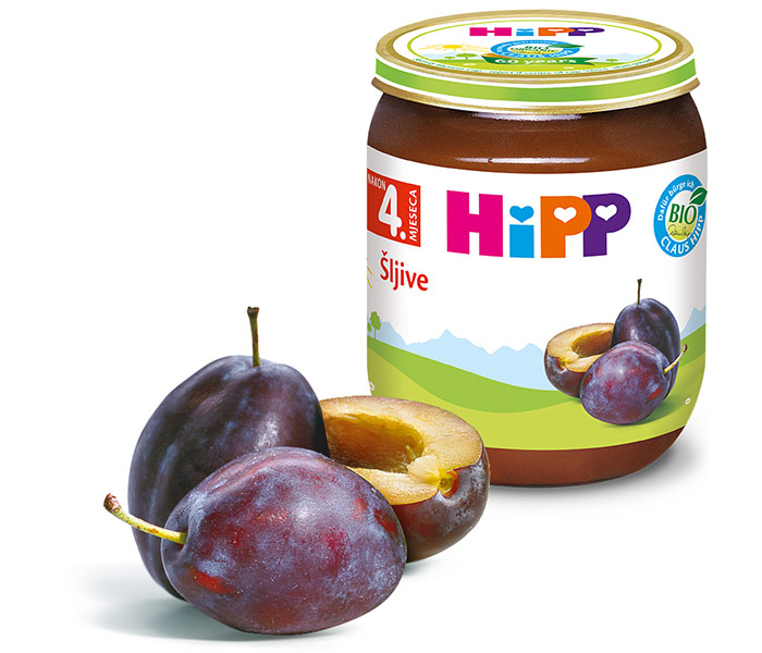HIPP 4253/965-kasa od šljiva 125 gr
