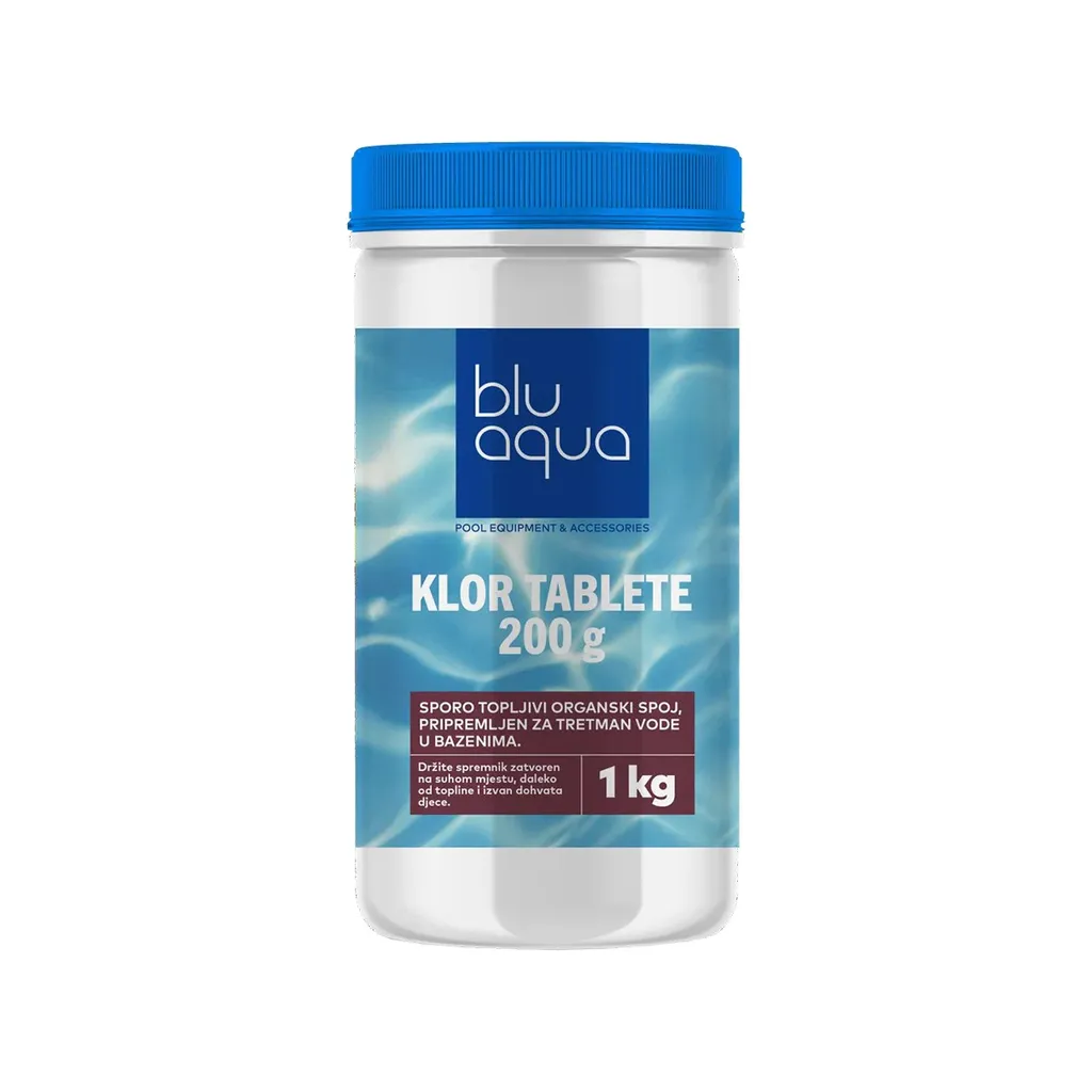 Blue Aqua Hlor tablete 200g, 1kg