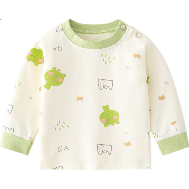 Youqi Majica dugih rukava za bebe, Zelena