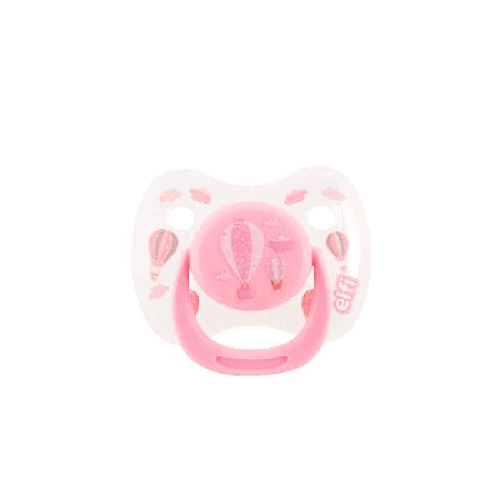 Elfi Silikonska varalica Baby Dream, 0-6m, Roze