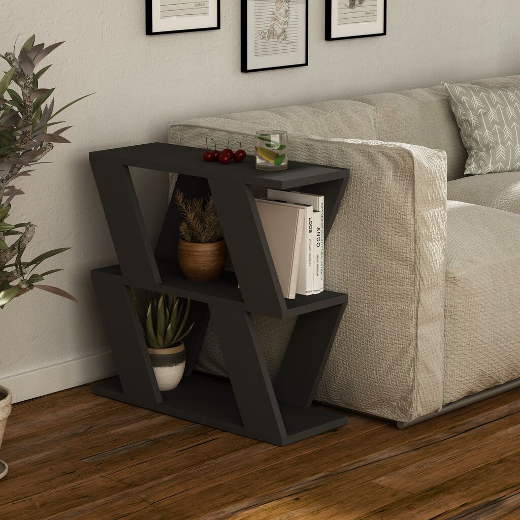 Hanah home Klub sto Lazena 60x57x22cm Antracit