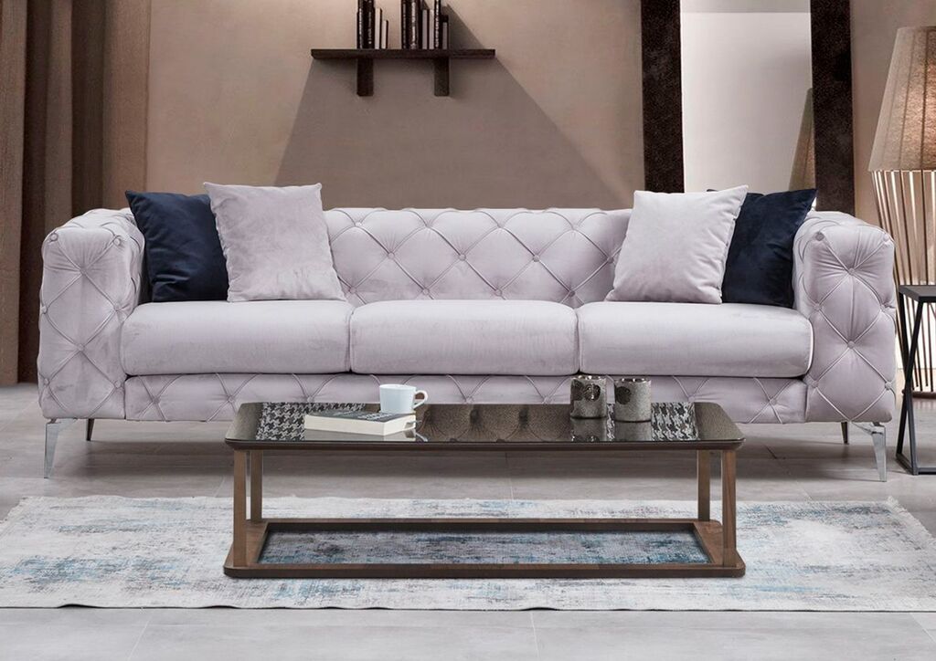 Atelier del Sofa Como Sofa, svijetlo siva