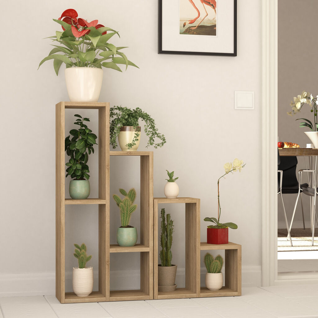 Hanah Home Polica 42x89x20cm Hrast