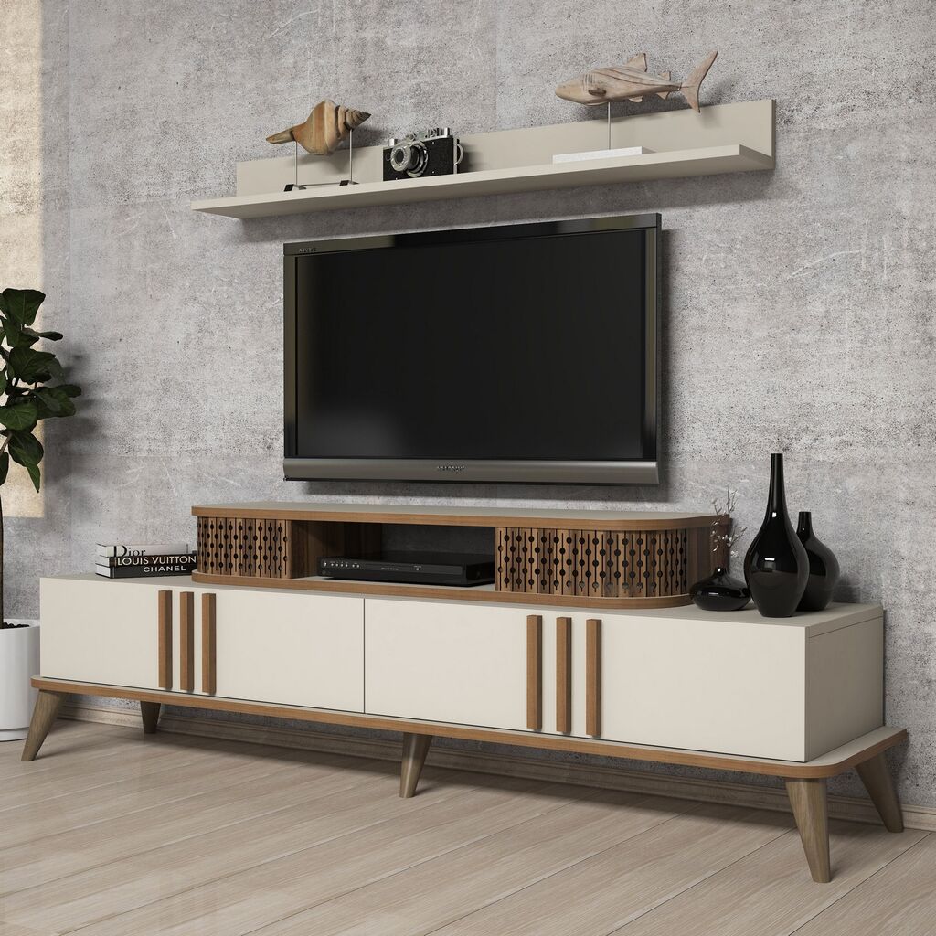 Hanah kućna TV komoda Eylul Krem