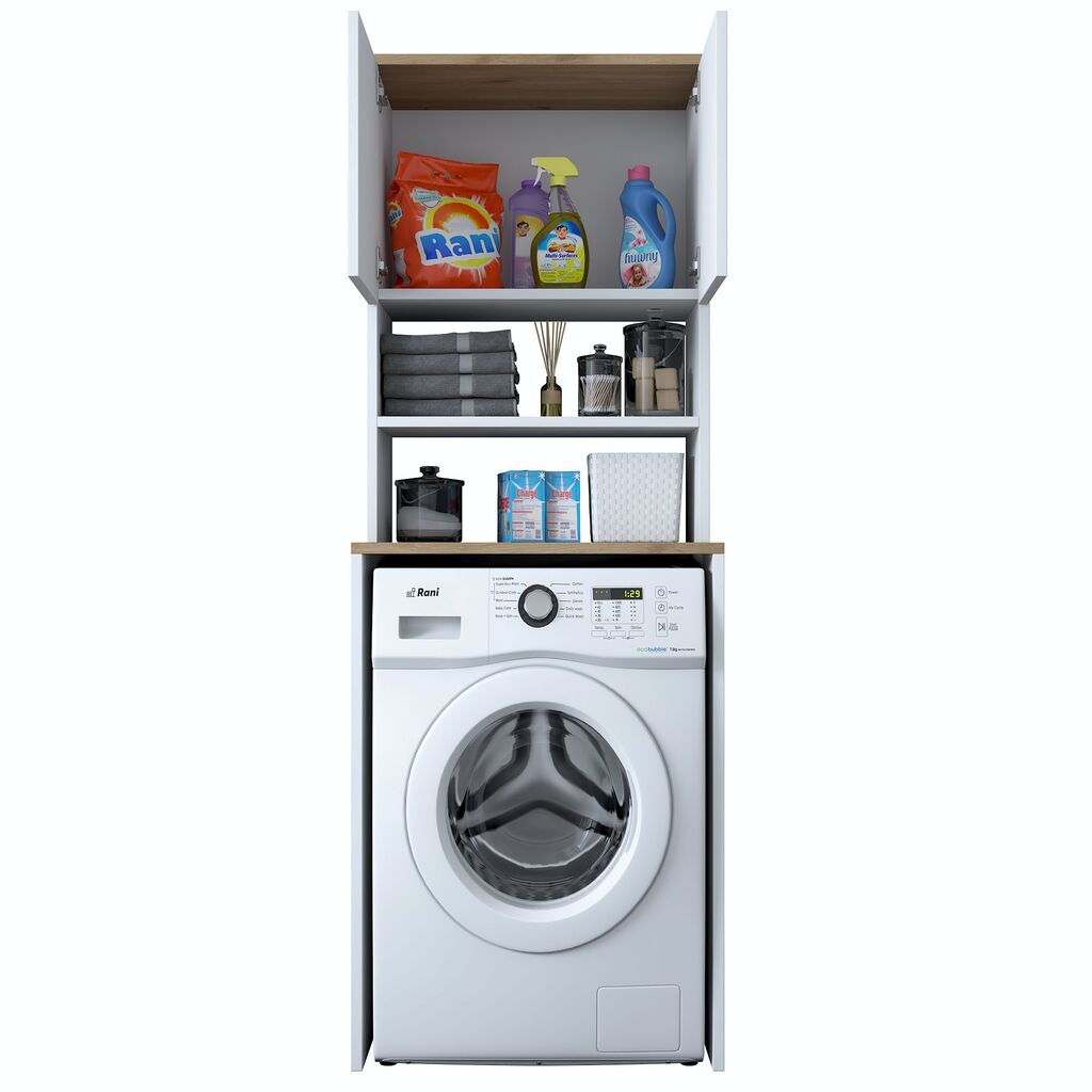 Hanah Home KD101 1950 Ormarić za mašinu za pranje veša, bijeli