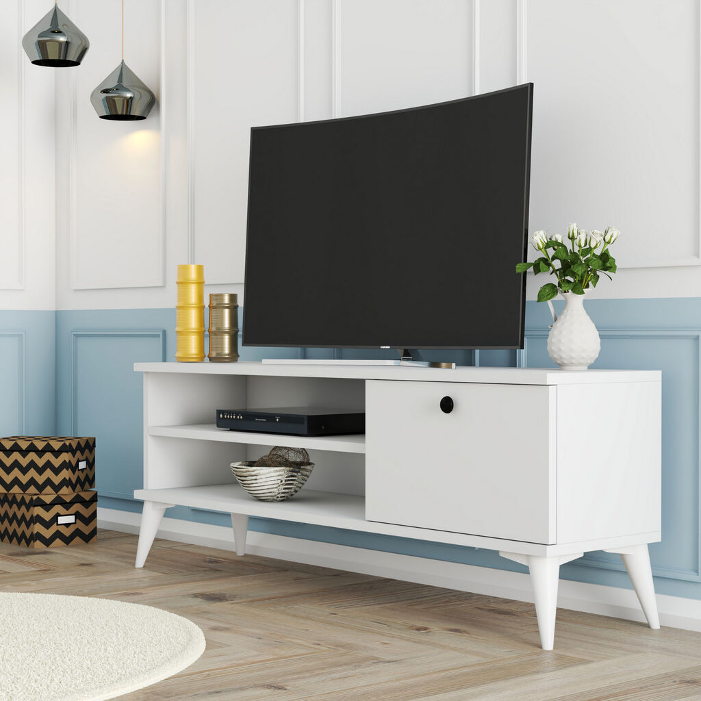 Hanah home TV komoda Retro bijela