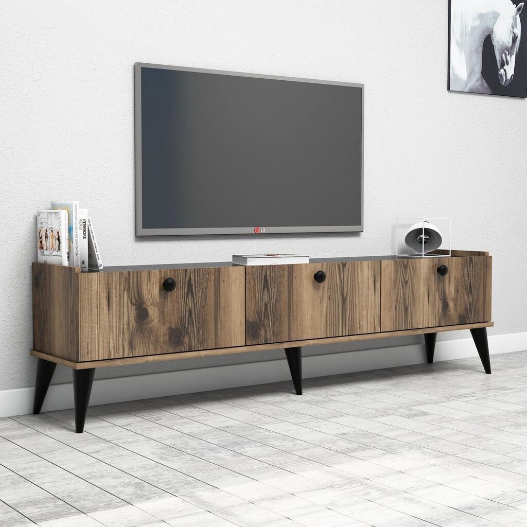 Hanah home TV komoda Lidya bež-mramor
