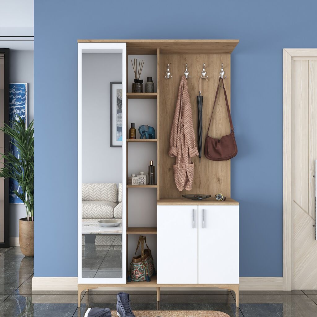 Hanah Home Set za ulazni hodnik, Orah