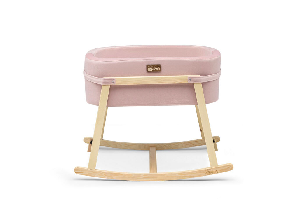 Hanah Home Kolevka za bebe Hier, 90x70x58 cm, Roza