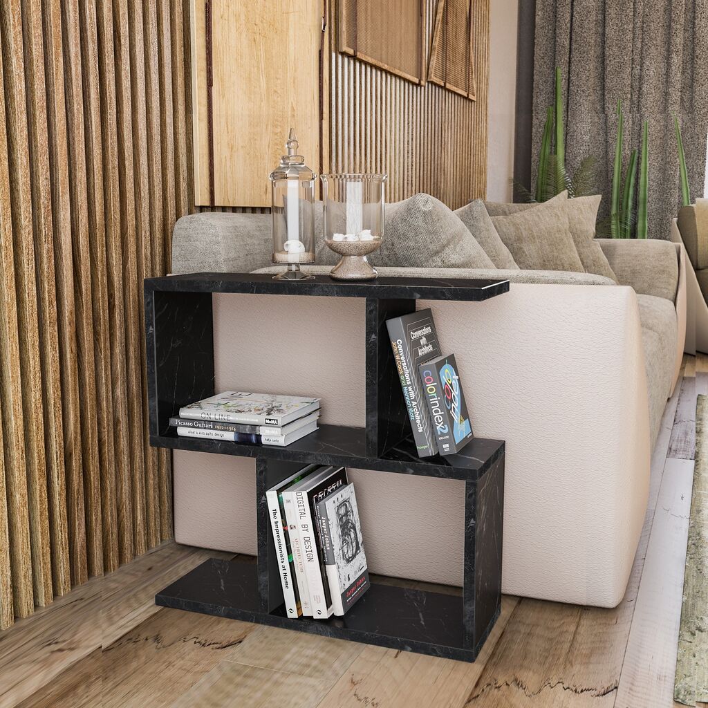 Hanah home Klub stolić Life 60x60x20cm Crni