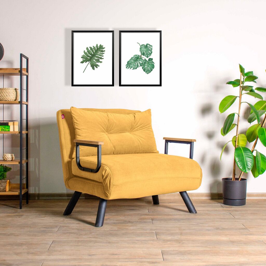 Atelier del Sofa Sando Sofa na razvlačenje za jednu osobu, Bordo