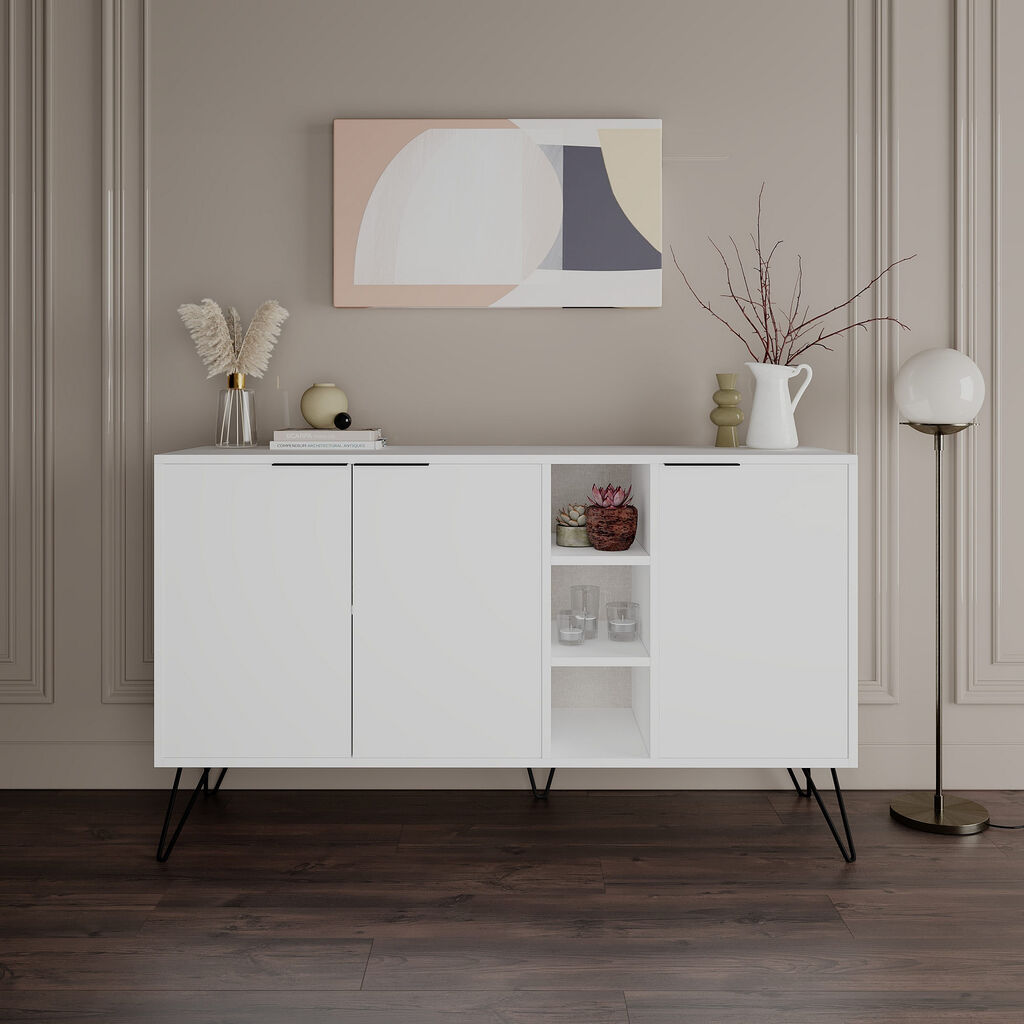 Hanah Home Clara komoda s ladicama, bijela