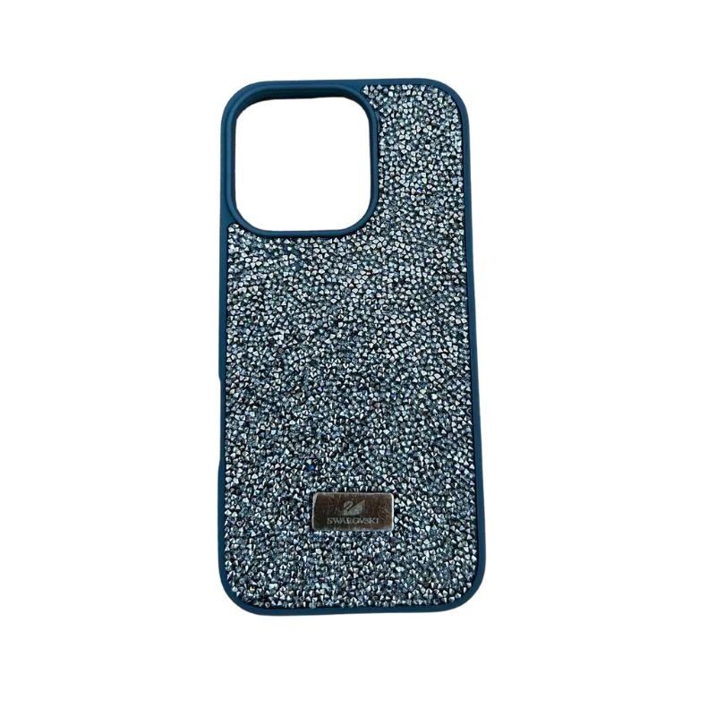 Swarovski Maska za mobilni telefon iPhone 16 Pro, Srebrna boja