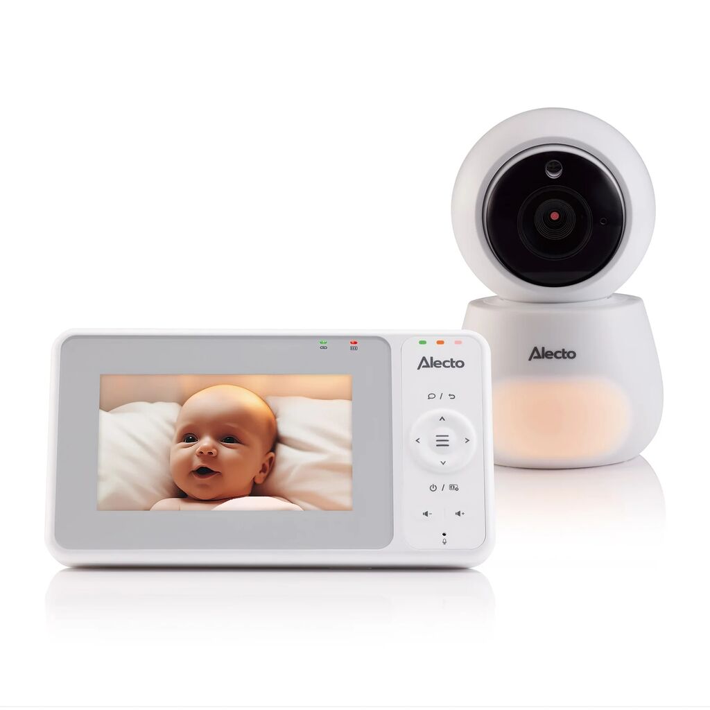 Alecto bebi monitor, HD kamera za snimanje pokreta, 4,3", beli