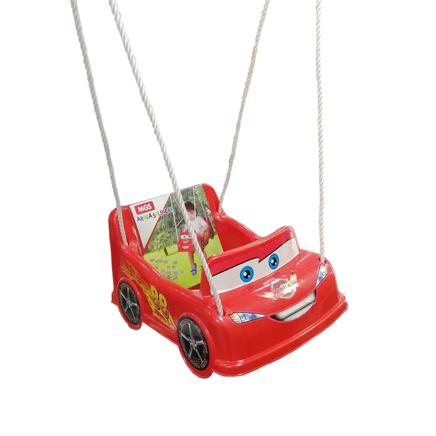Ljuljaška za bebe Auto, Crvena