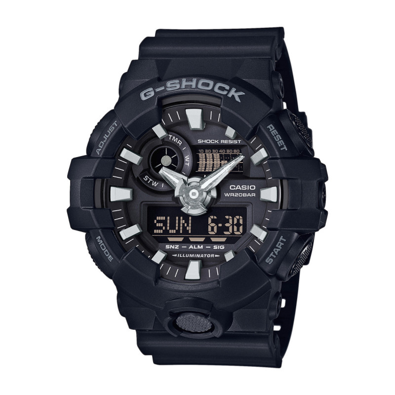 G-SHOCK Casio Sat GA-700-1BER, Crni