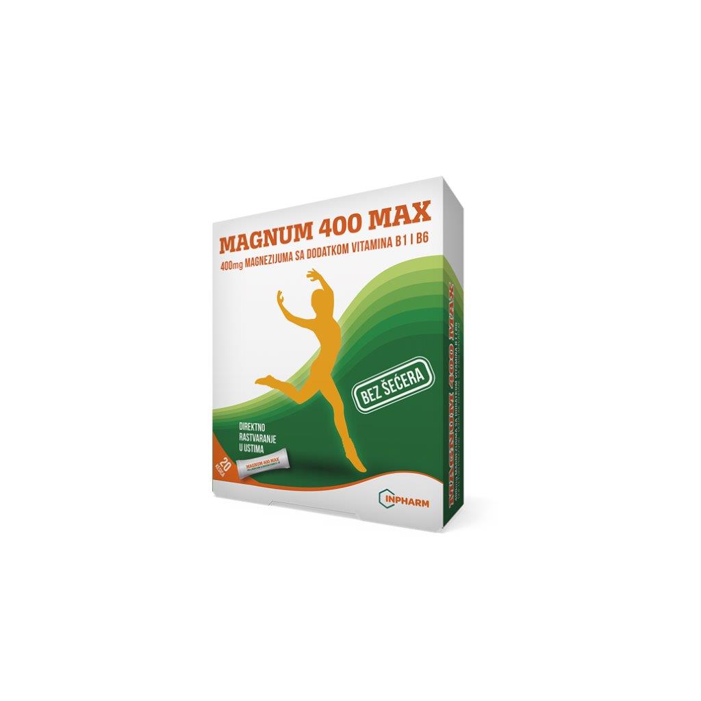 INPHARM Magnum 400 max, 20 kesica | Online prodaja | Ananas