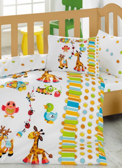 DEKOR DOM Posteljina za bebe CB Baby Line, Šarena