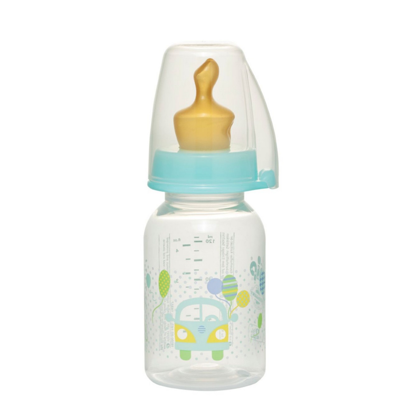 NIP Flašica za bebe Family 125ml Kaučuk cucla, PP, 0-6m
