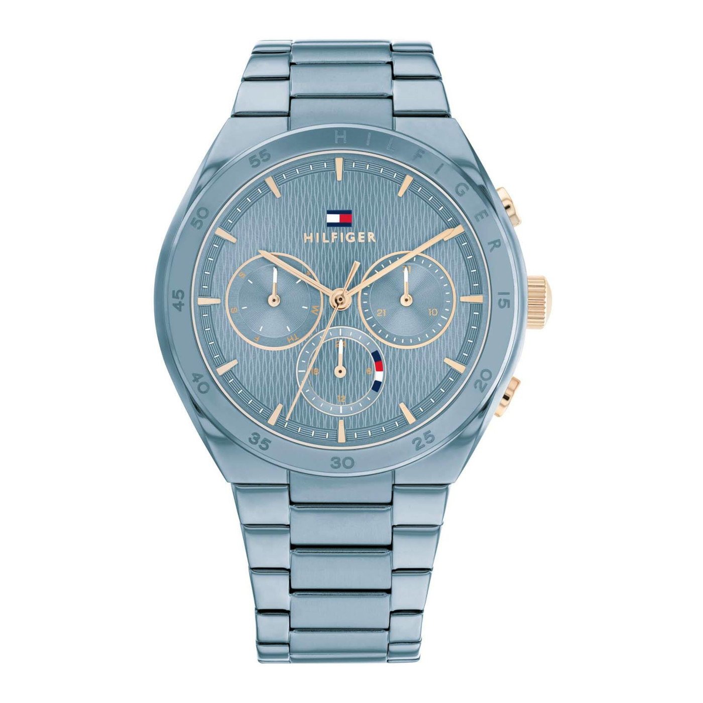 TOMMY HILFIGER Ženski ručni sat TH1782576, Kvarcni mehanizam, Plavo kućište, Plavi
