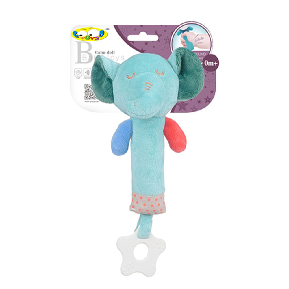 Good Toys Igračka Slonče sa glodalicom, Plava