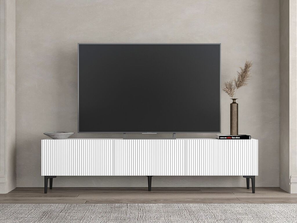 Hanah Kućna TV komoda Oscar, 180x45x31,4 cm, Bijela