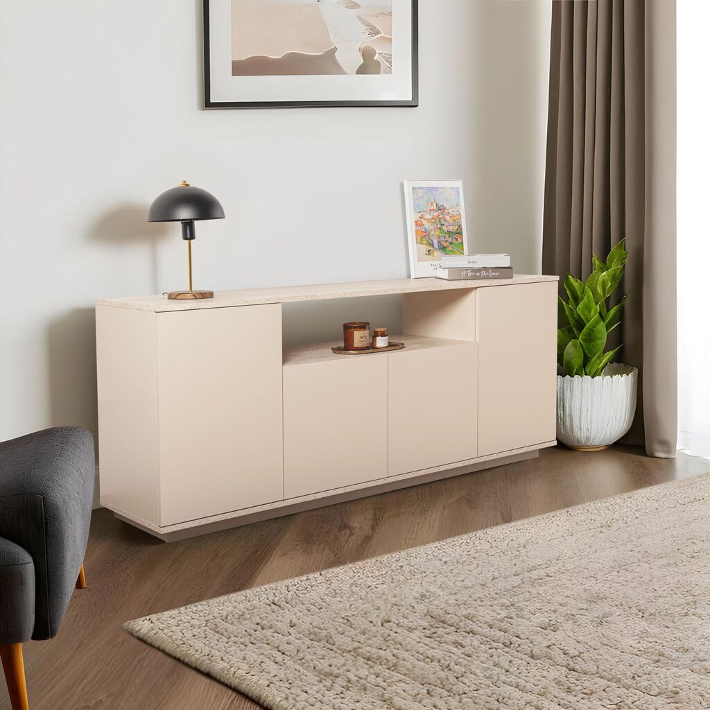 Hanah Home Konzolni sto Arista, 180x75x44,5 cm, Bež