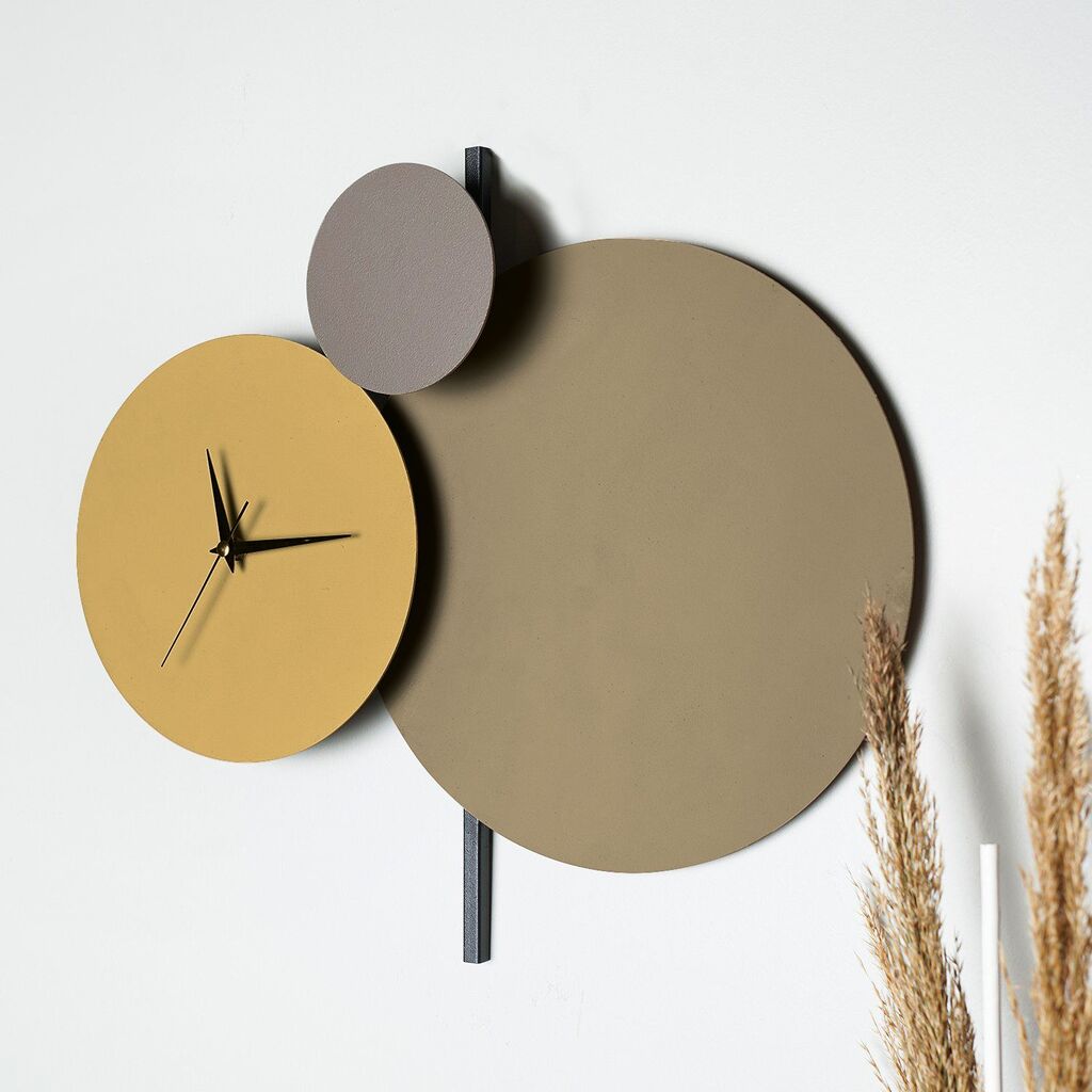 Zidni sat Wallity 48cm bež-krem