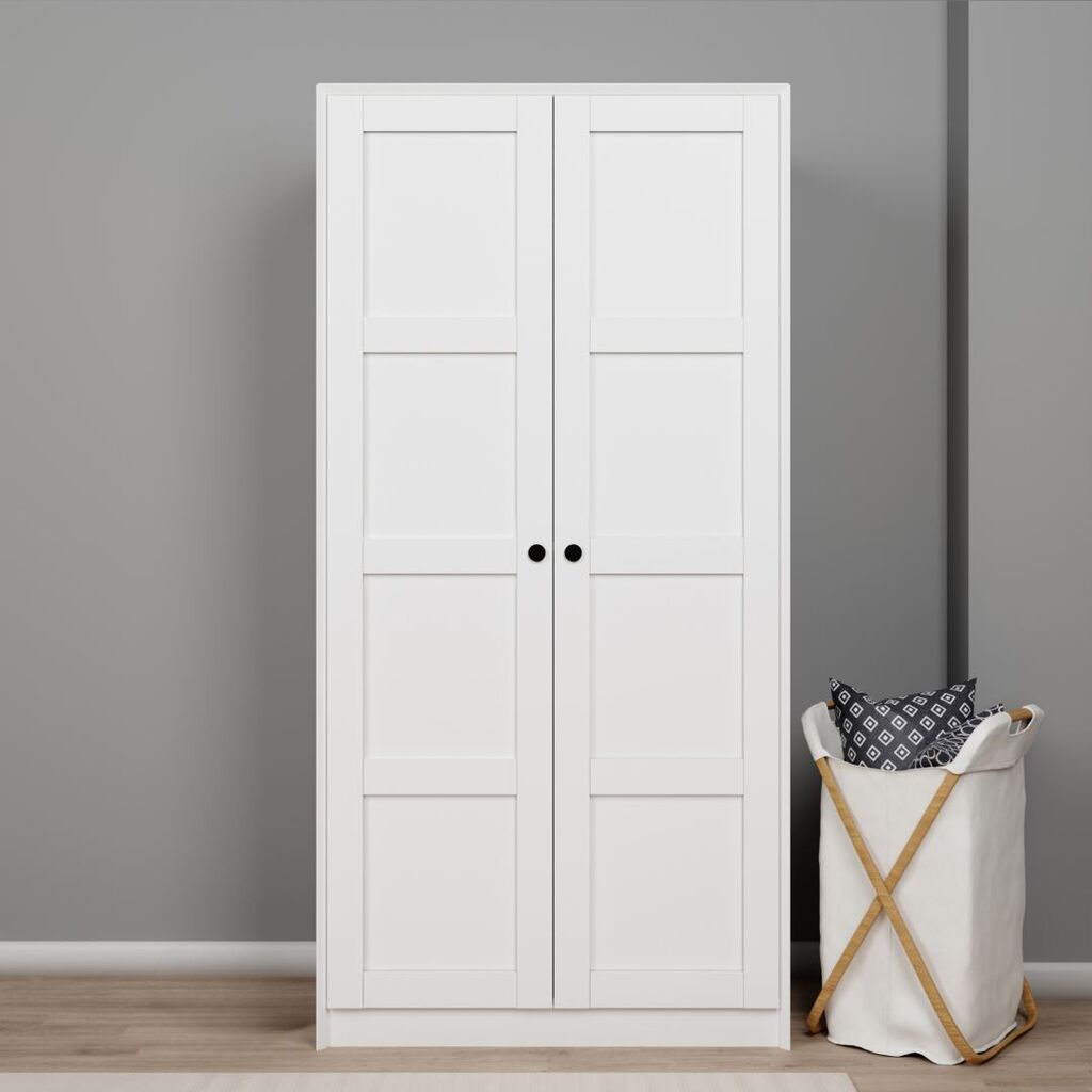 Hanah Home Ormar Lucas 1600-85, 94x190x60 cm, Bijeli