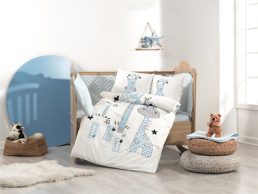 L'essentiel Maison Posteljina za bebe Buddy , 100x150cm, Plava