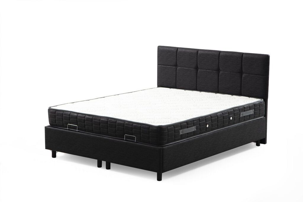 Hanah Home Francuski krevet Vitalia, 160x114x200 cm, Antracit