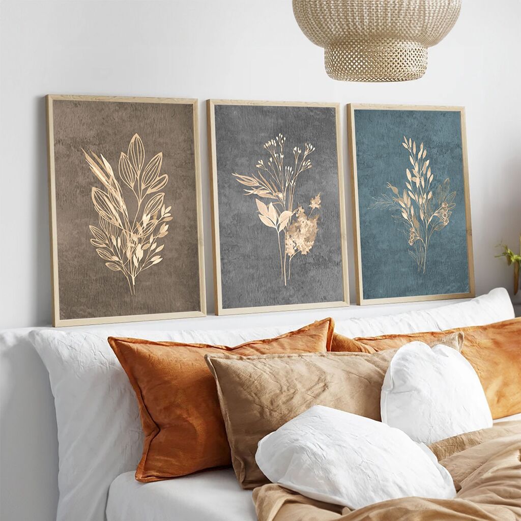 Wallity Dekorativna slika Huhu242, 50x35cm, 3 dijela