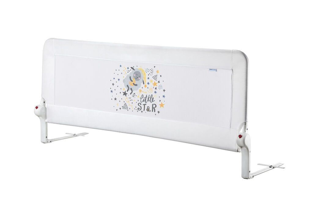 Wallxpert Sigurnosna ograda za krevet, 120x50 cm, Bela