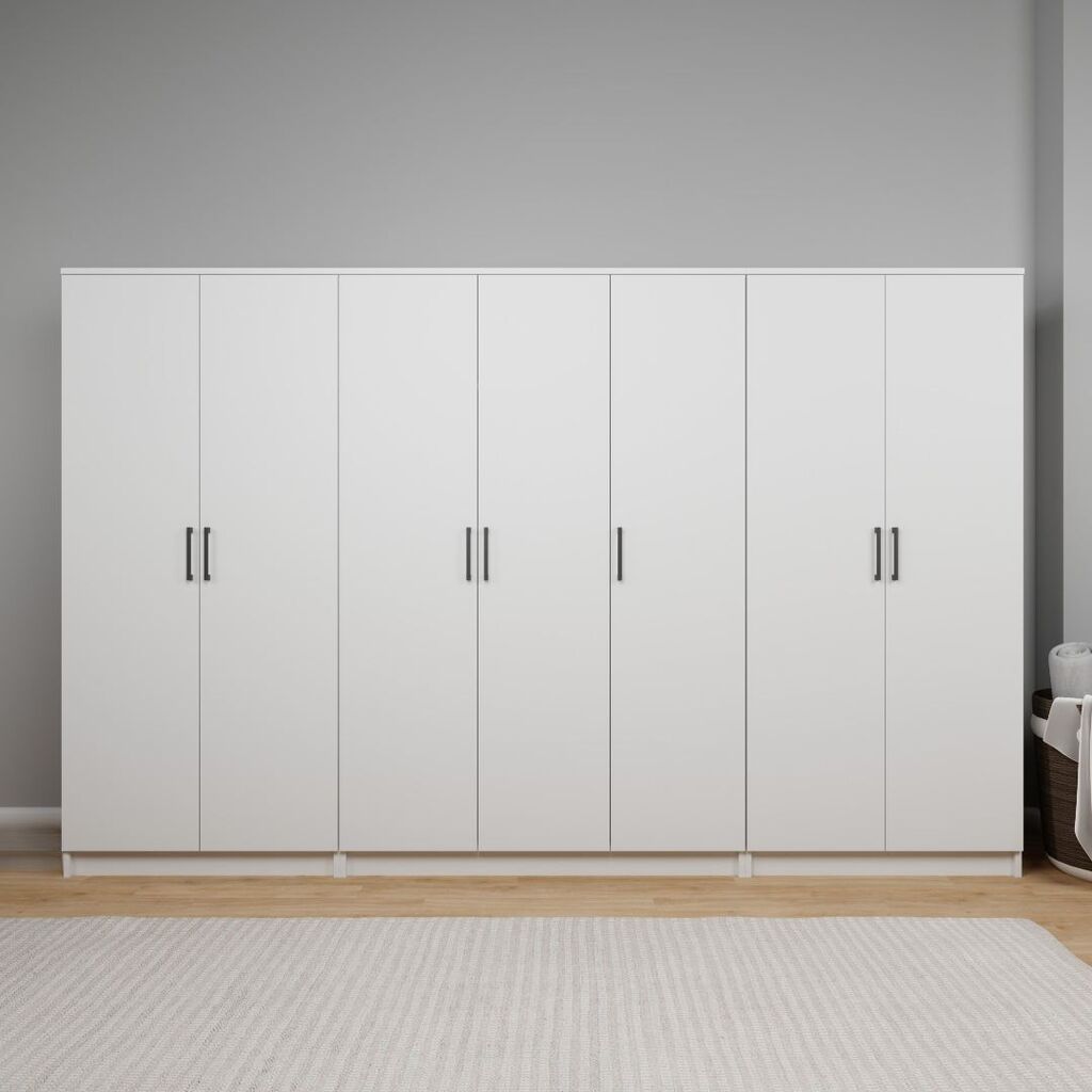 Hanah Home Ormar Kardelen 1600-107, 280x180x51.8 cm, Bijela