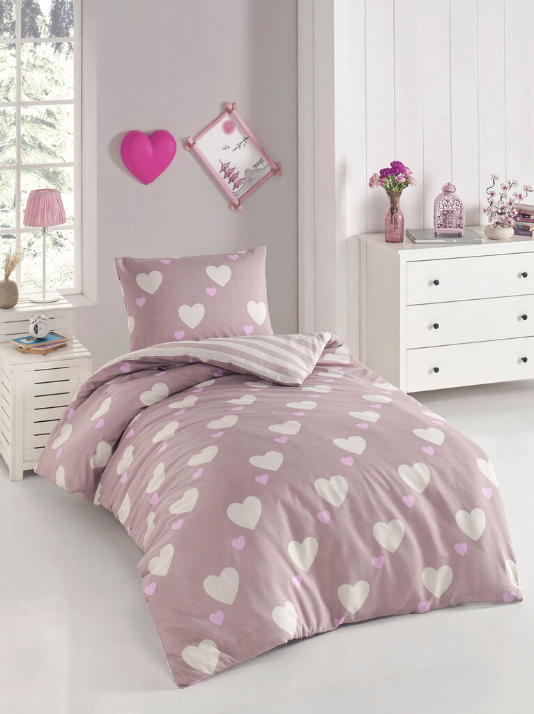 L'essentiel Maison Posteljina, 140x200cm, Herz Dusty Rose