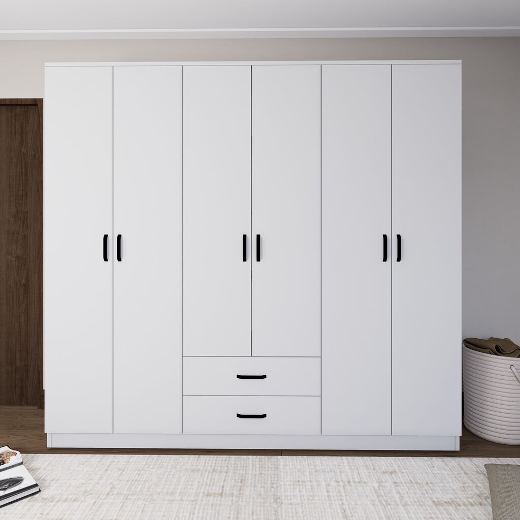 Hanah Home Ormar Yaman 1600-63, 180x190x45 cm, Bijeli