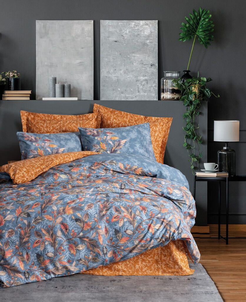 L'essentiel Maison set posteljine Alekra, 200x220 cm, kaki
