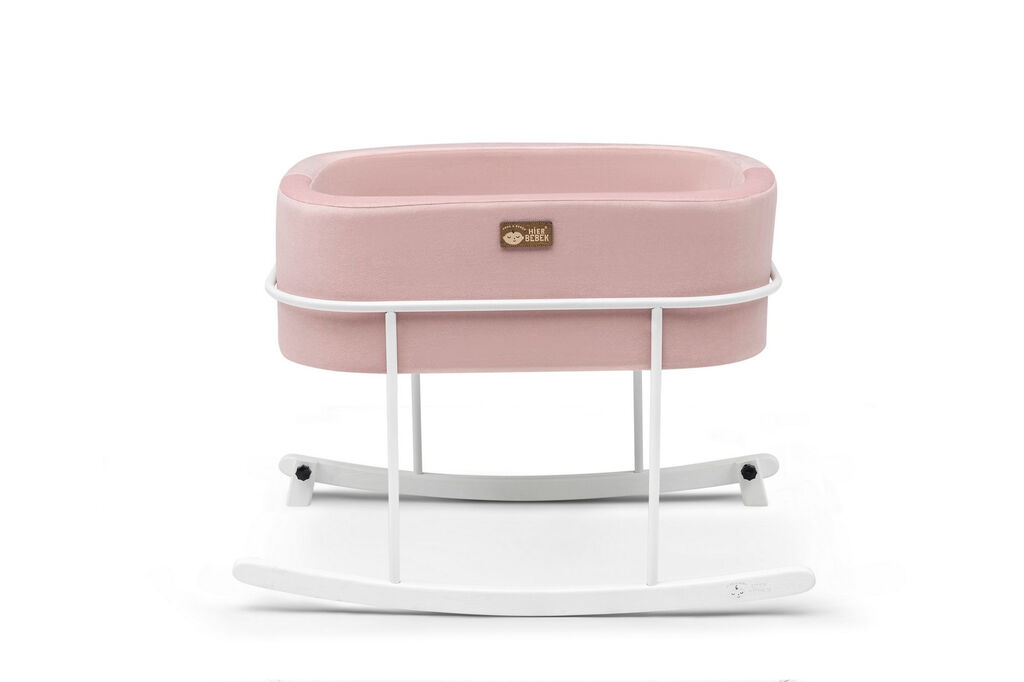 Hanah Home Kolevka Hier Metal, 90x70x58 cm, Roze-bela