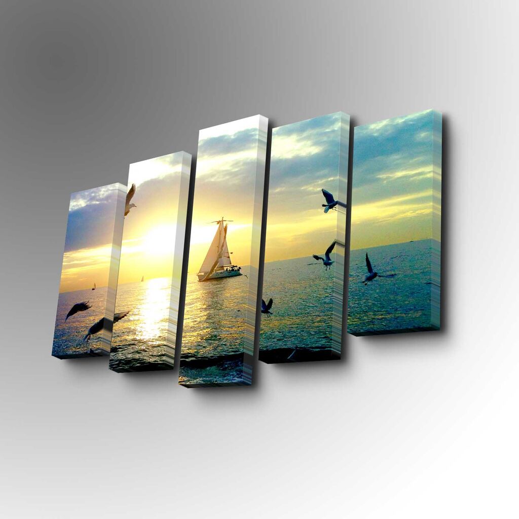 Wallity slika 5PUC-001, 82 x 50 cm, 5 dijelova