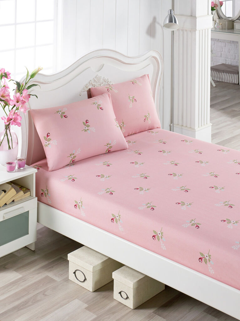 L'essentiel Maison set posteljine Alanur, 100x200cm, roze